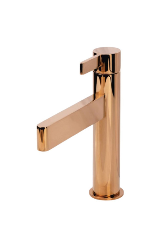 Mitigeur lavabo avec bonde Rosé Brillant BRO001-2DA